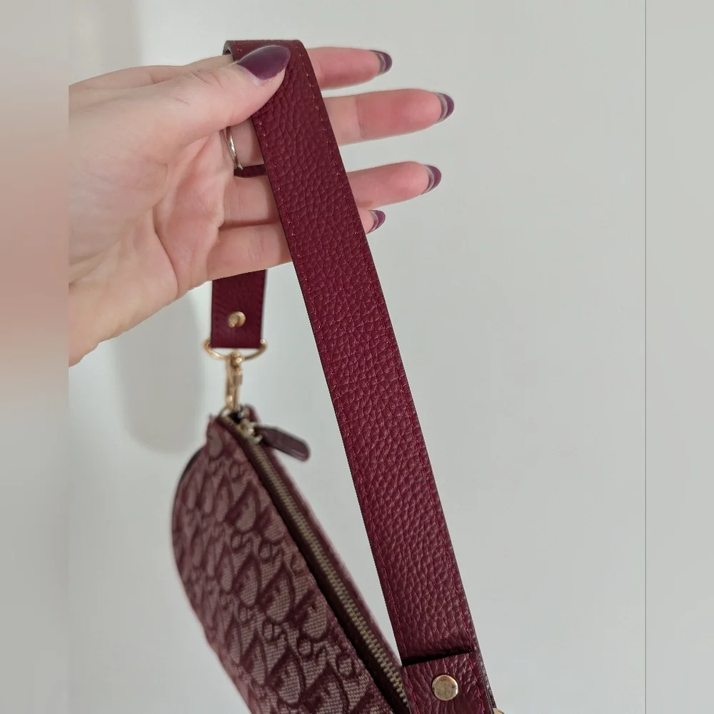 Dior trotter saddle bag - Merlot color - Picture 15 of 16